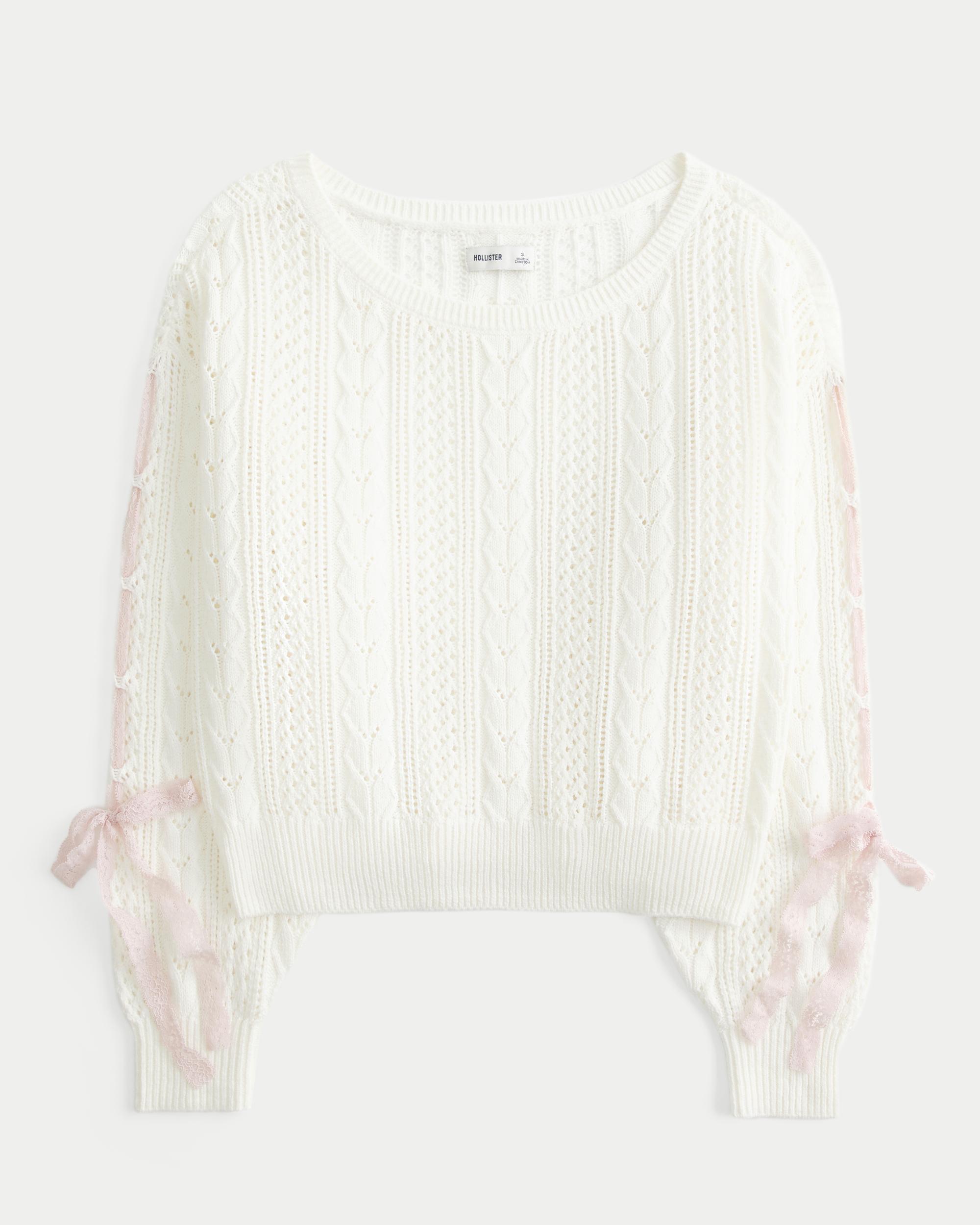Cable-Knit Sweater Product Image