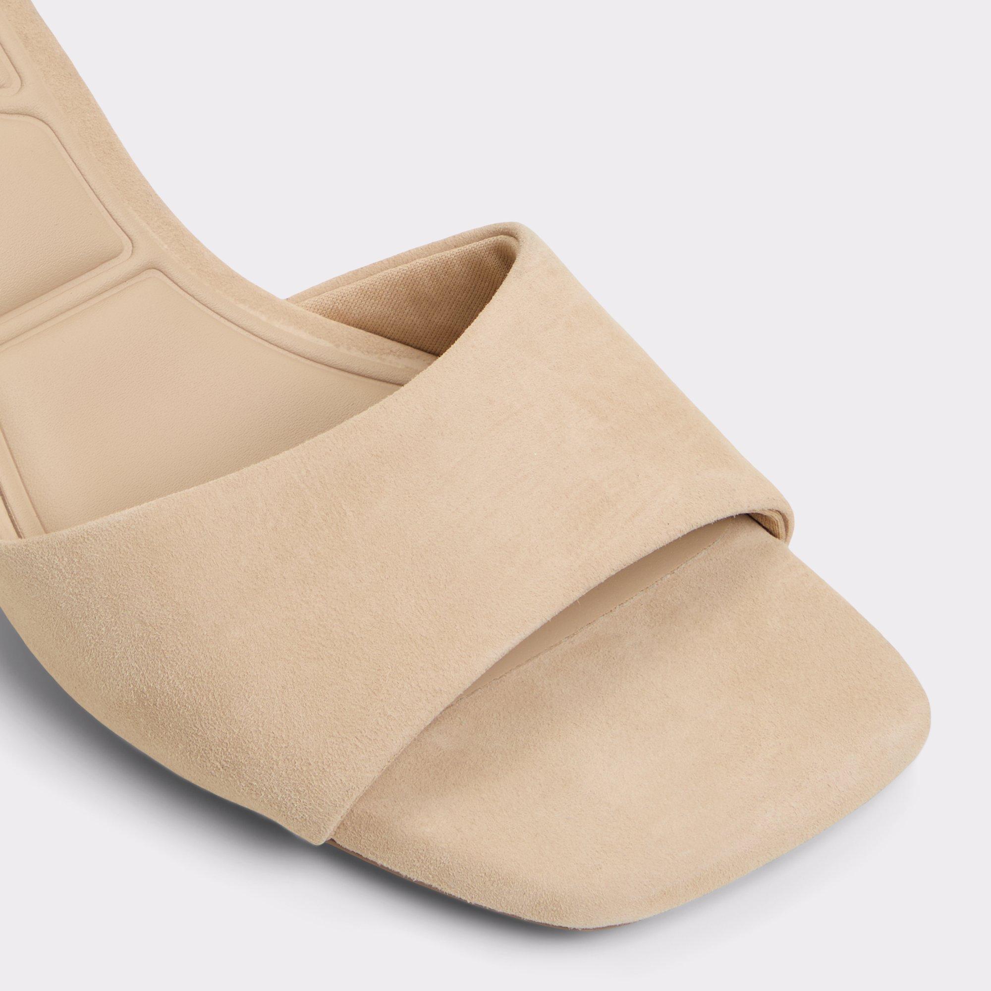 Tisha Beige Women's Heeled mules | ALDO US Product Image