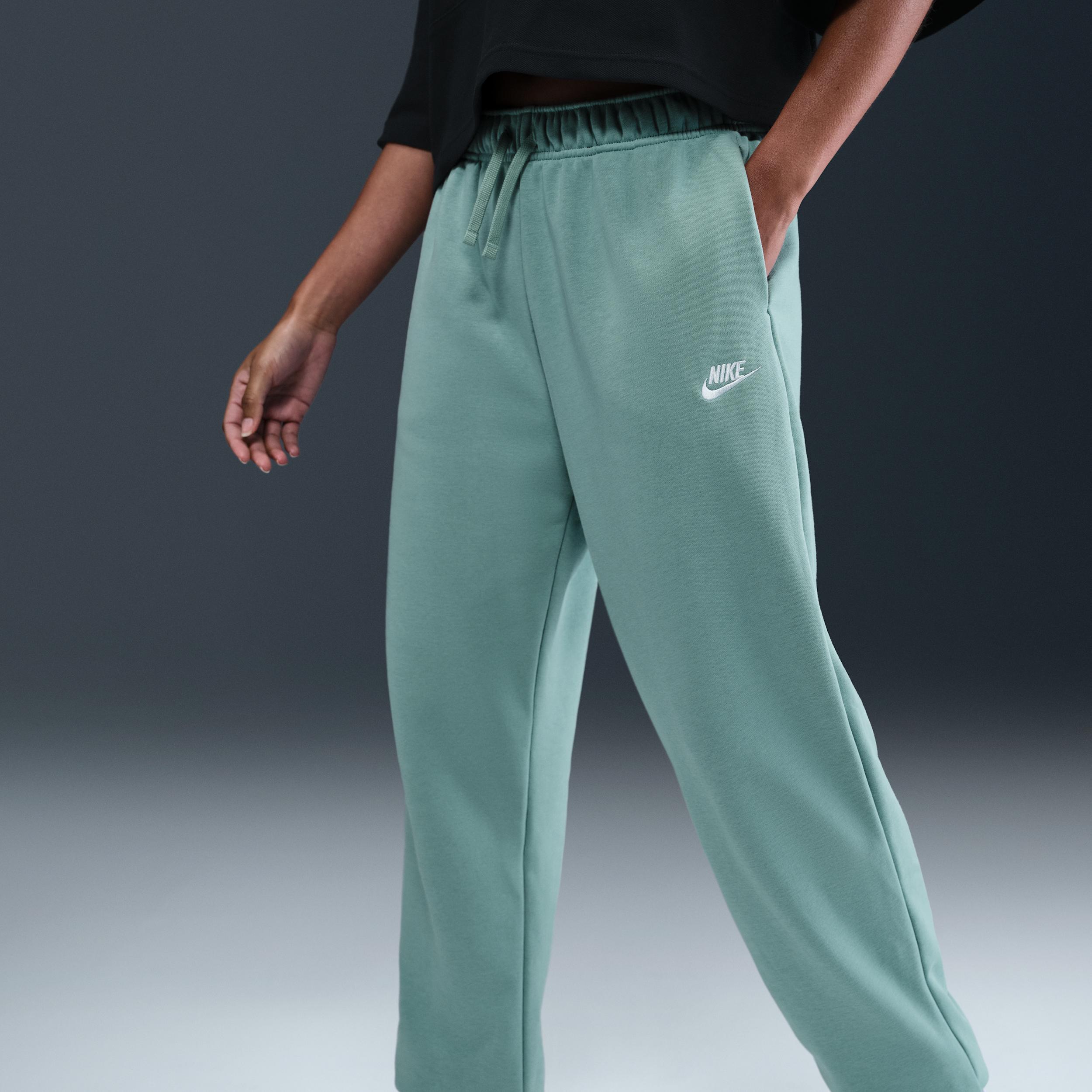 Womens Nike Sportswear Club Fleece Mid-Rise Oversized Sweatpants | DQ5800-214 Product Image