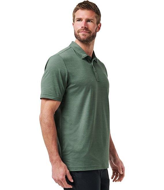 TravisMathew The Heater Performance Stretch Short Sleeve Polo Shirt Product Image