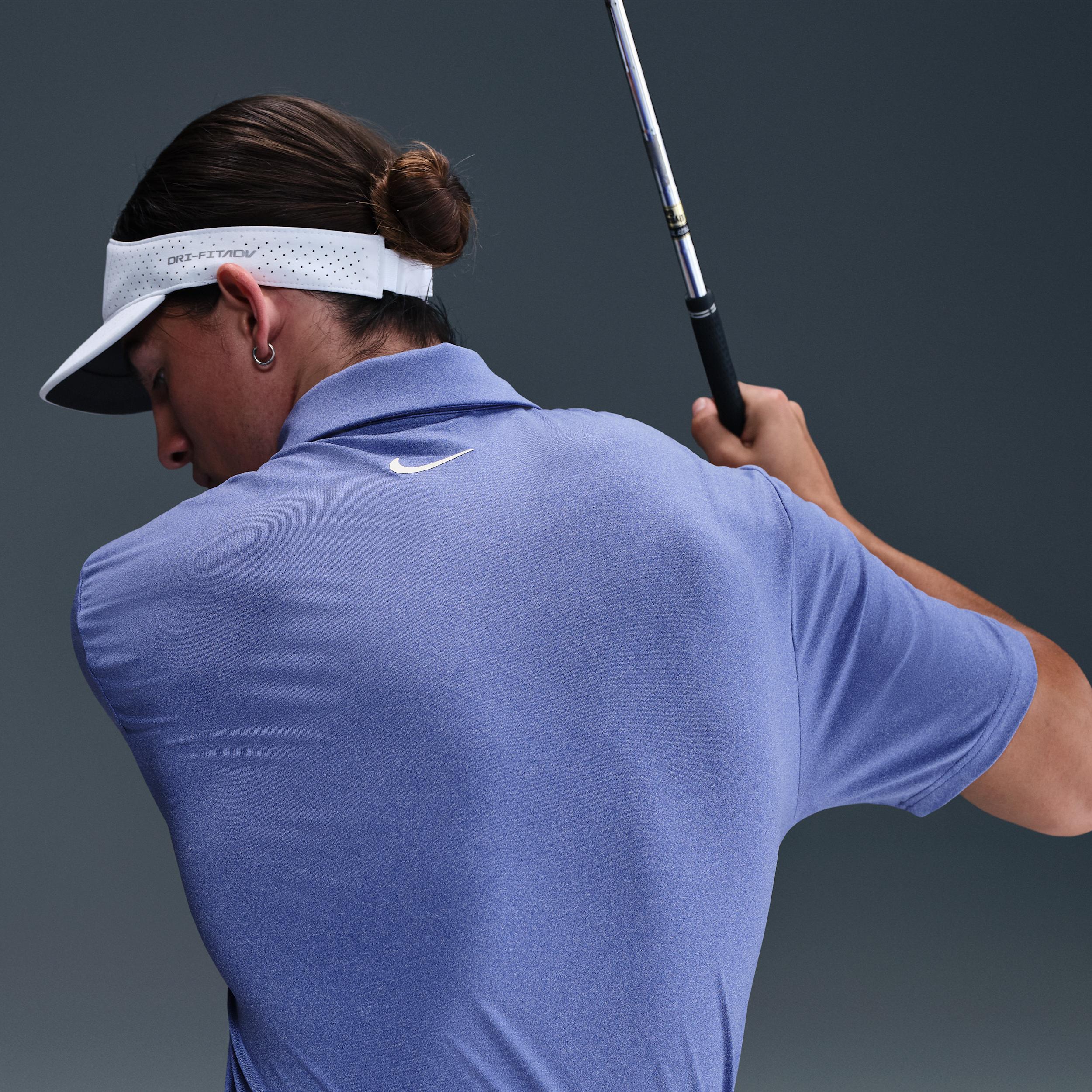 Nike Mens Tour Dri-FIT Heathered Golf Polo | FZ7489-490 Product Image