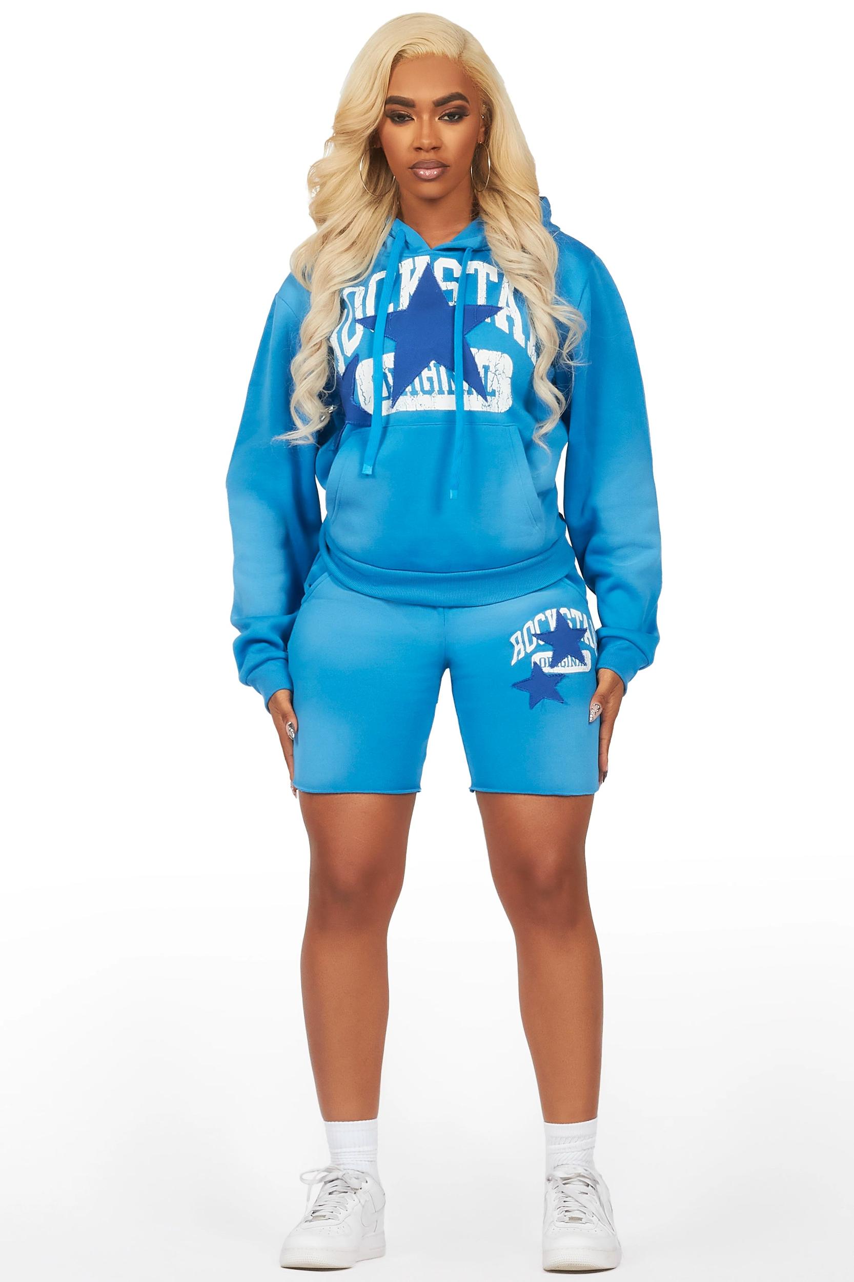 Ivelisse Blue Short Set Female Product Image