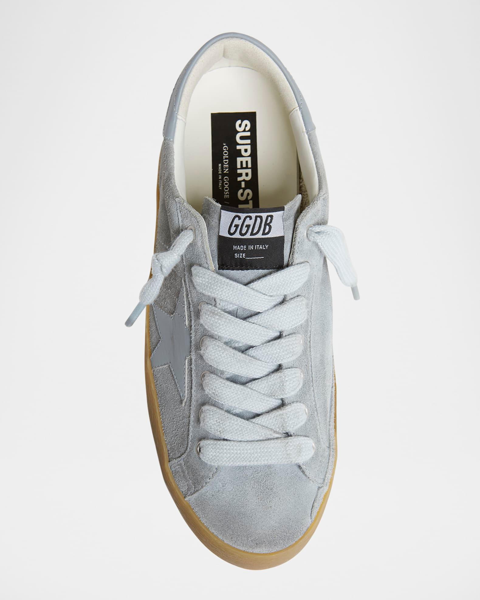 Men's Super-Star Suede Low-Top Sneakers Product Image