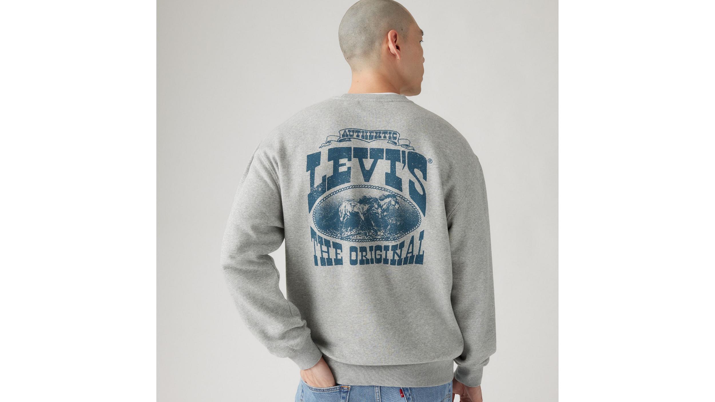 Relaxed Graphic Crewneck Sweatshirt Product Image