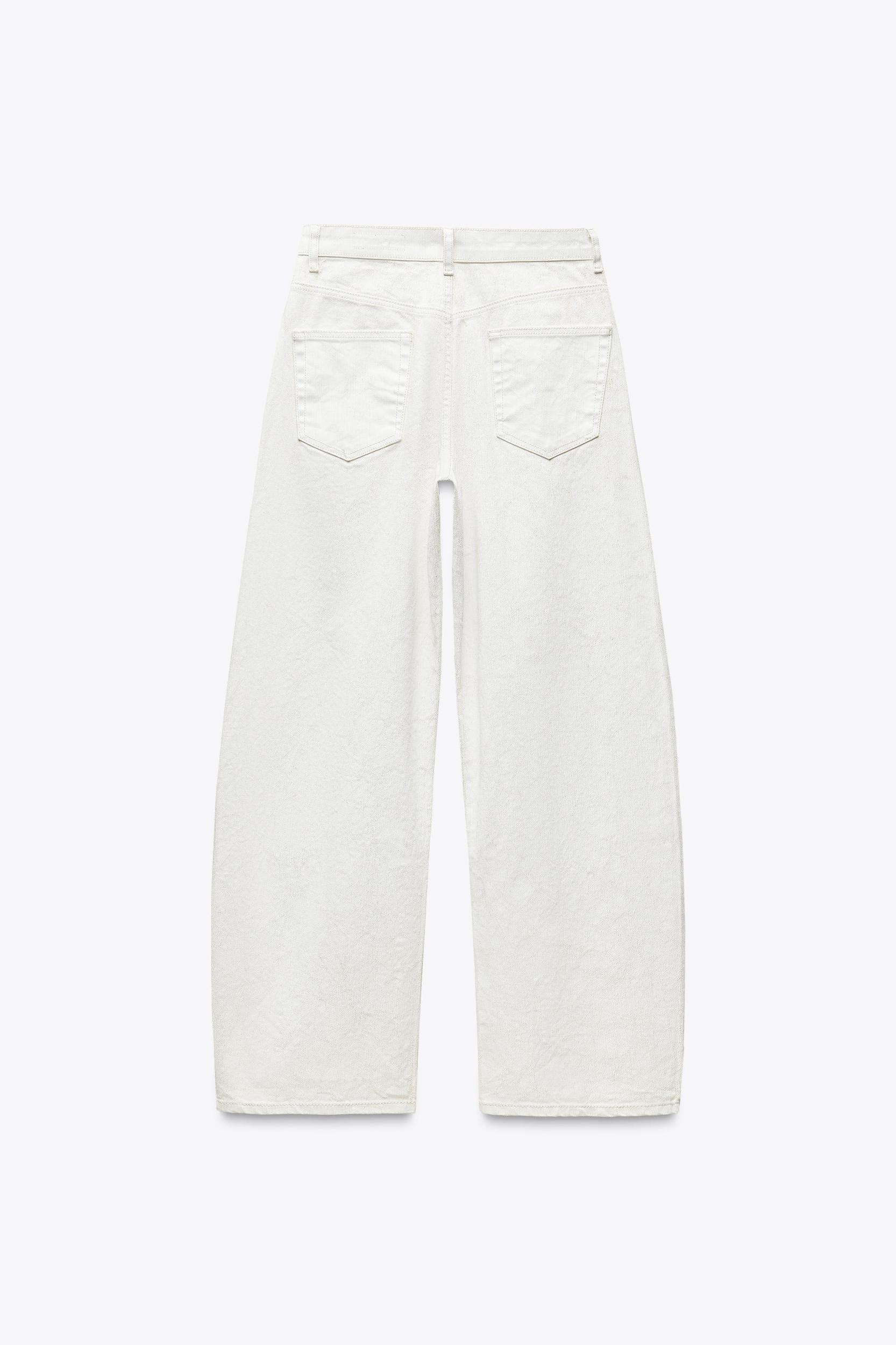 ZW COLLECTION TAPERED MID-RISE WAXED CRACKED JEANS Product Image