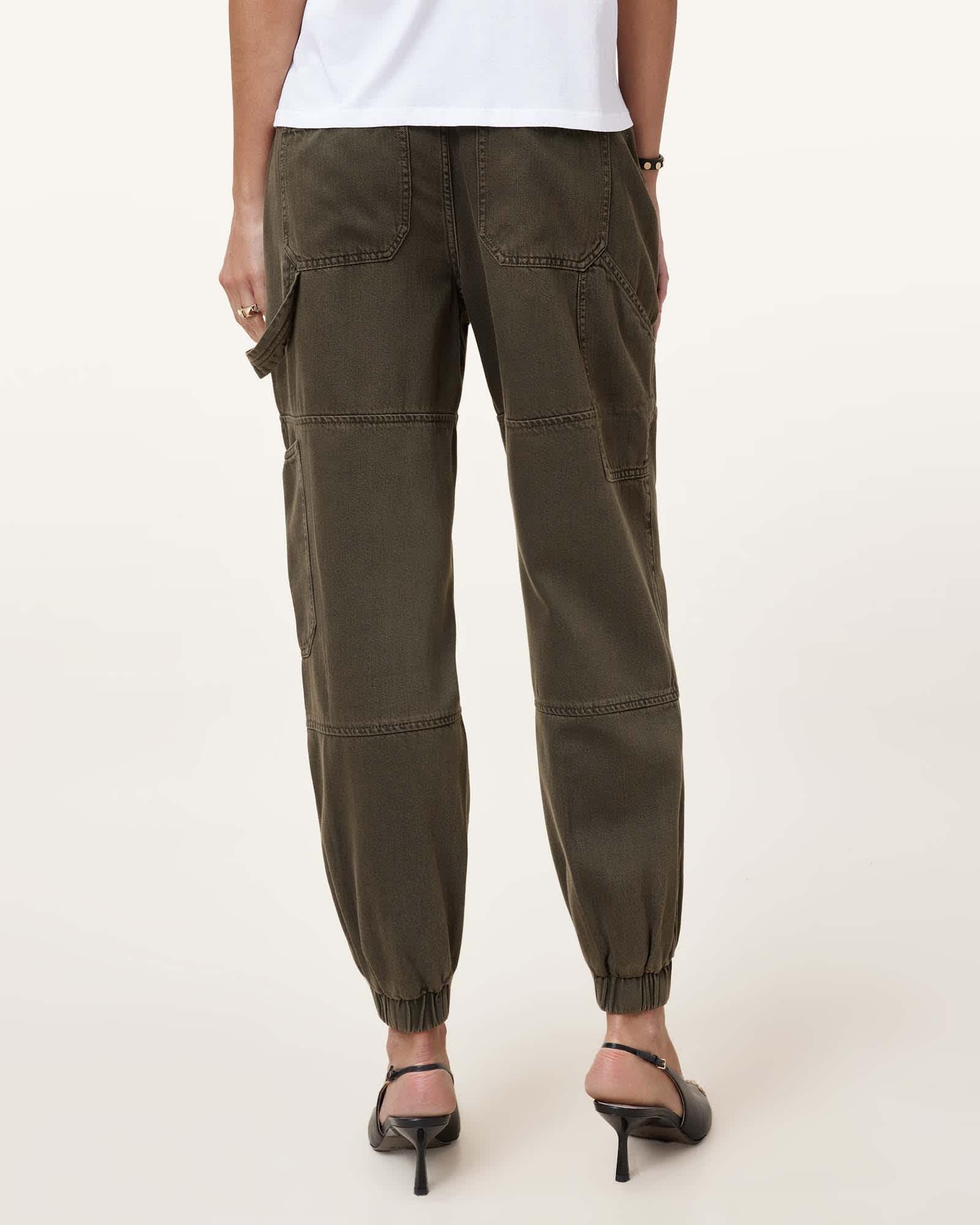 Mila Tapered Denim Cargo Pants Product Image