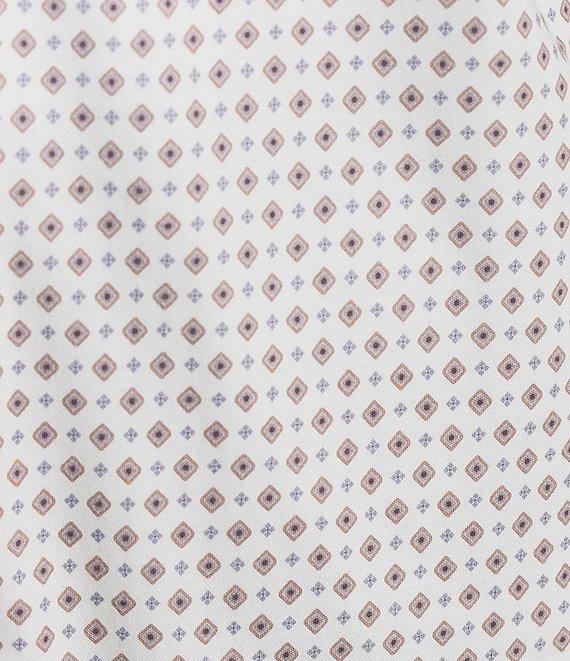 Daniel Cremieux Signature Label The Highlands Collection Printed Knit Long Sleeve Coat Front Shirt Product Image