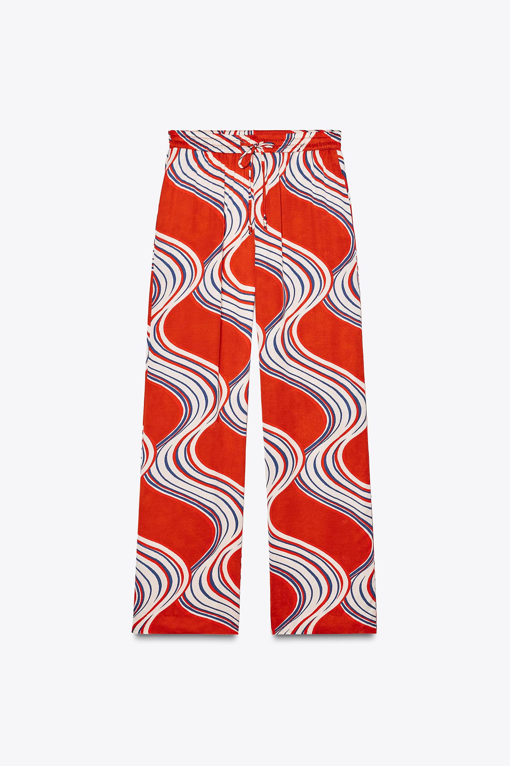 ZW COLLECTION PRINTED PAJAMA PANTS Product Image