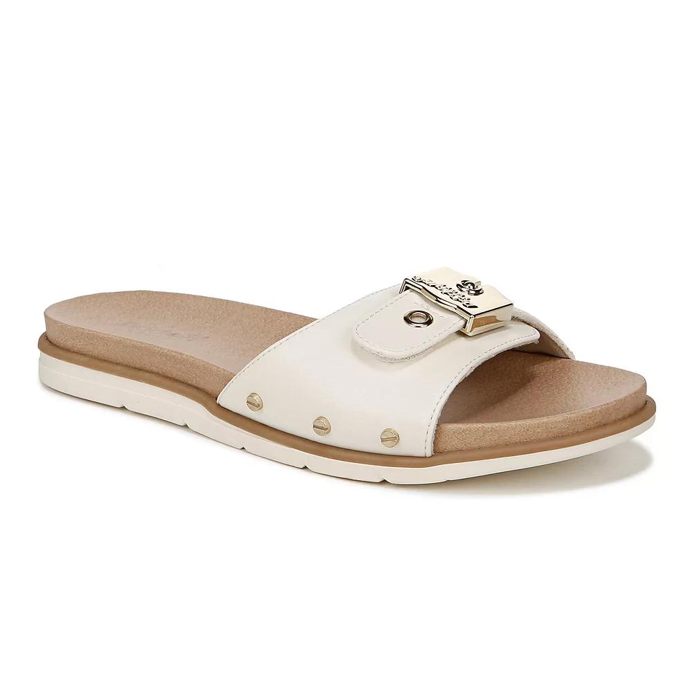 Dr. Scholl's Nice Iconic Women's Slide Sandals, Size: 7.5, Off White Product Image