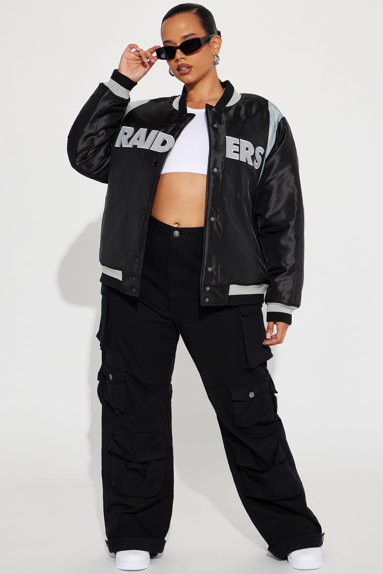 Raiders House Bomber Jacket - Black Female Product Image