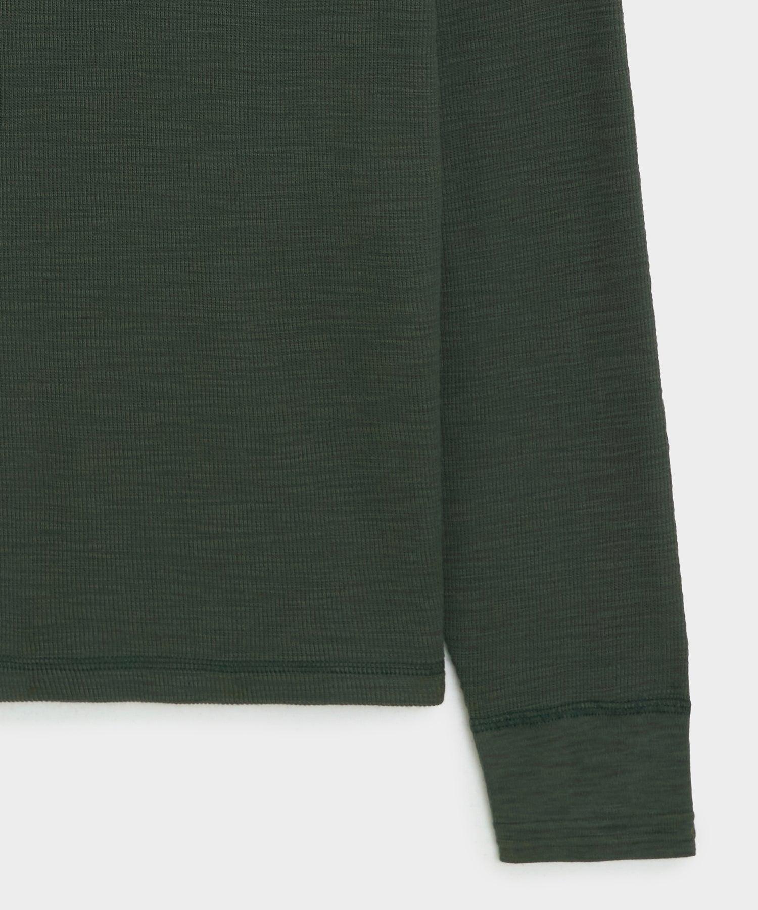 Lightweight Mini Waffle Henley Product Image