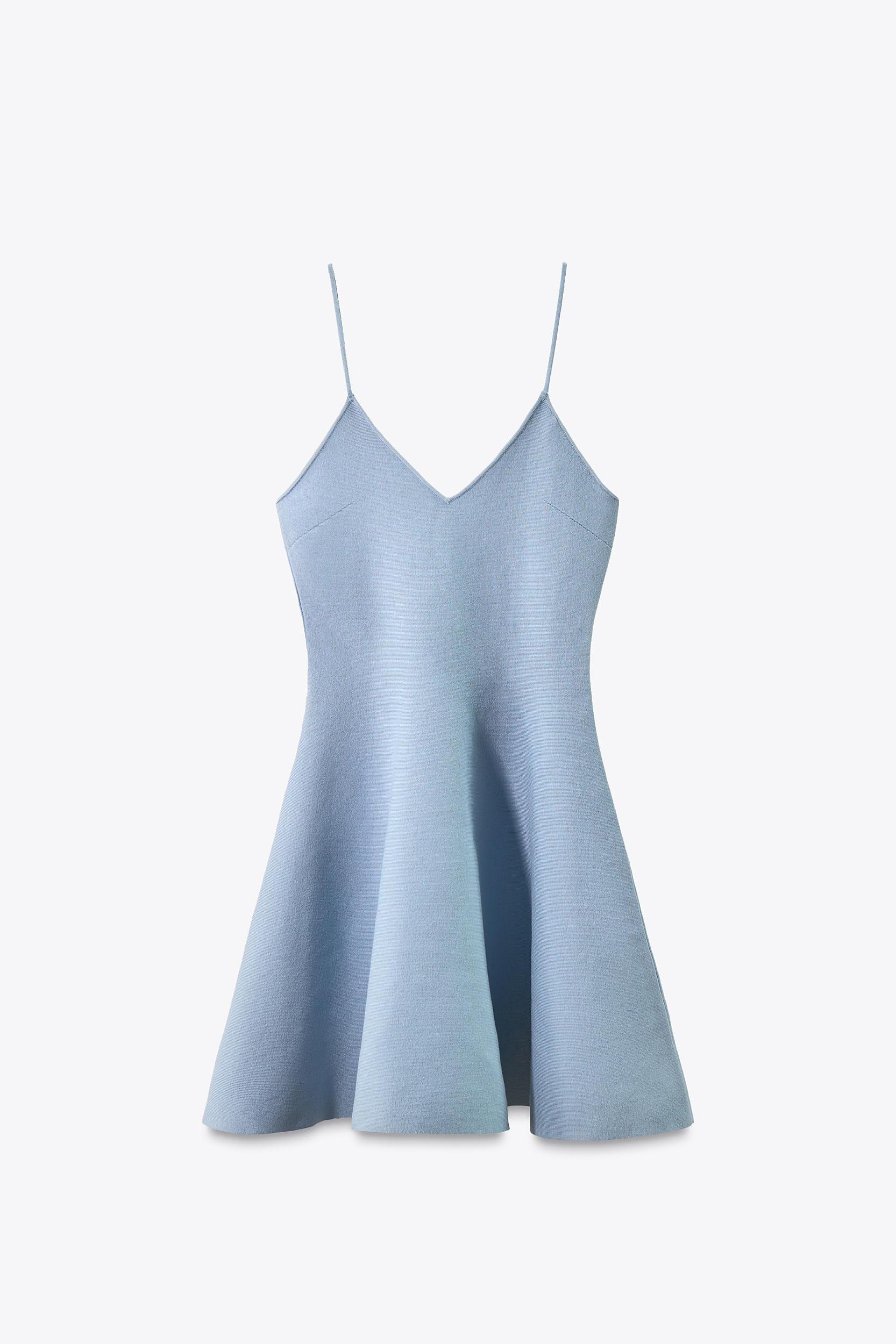 RUFFLED KNIT DRESS Product Image