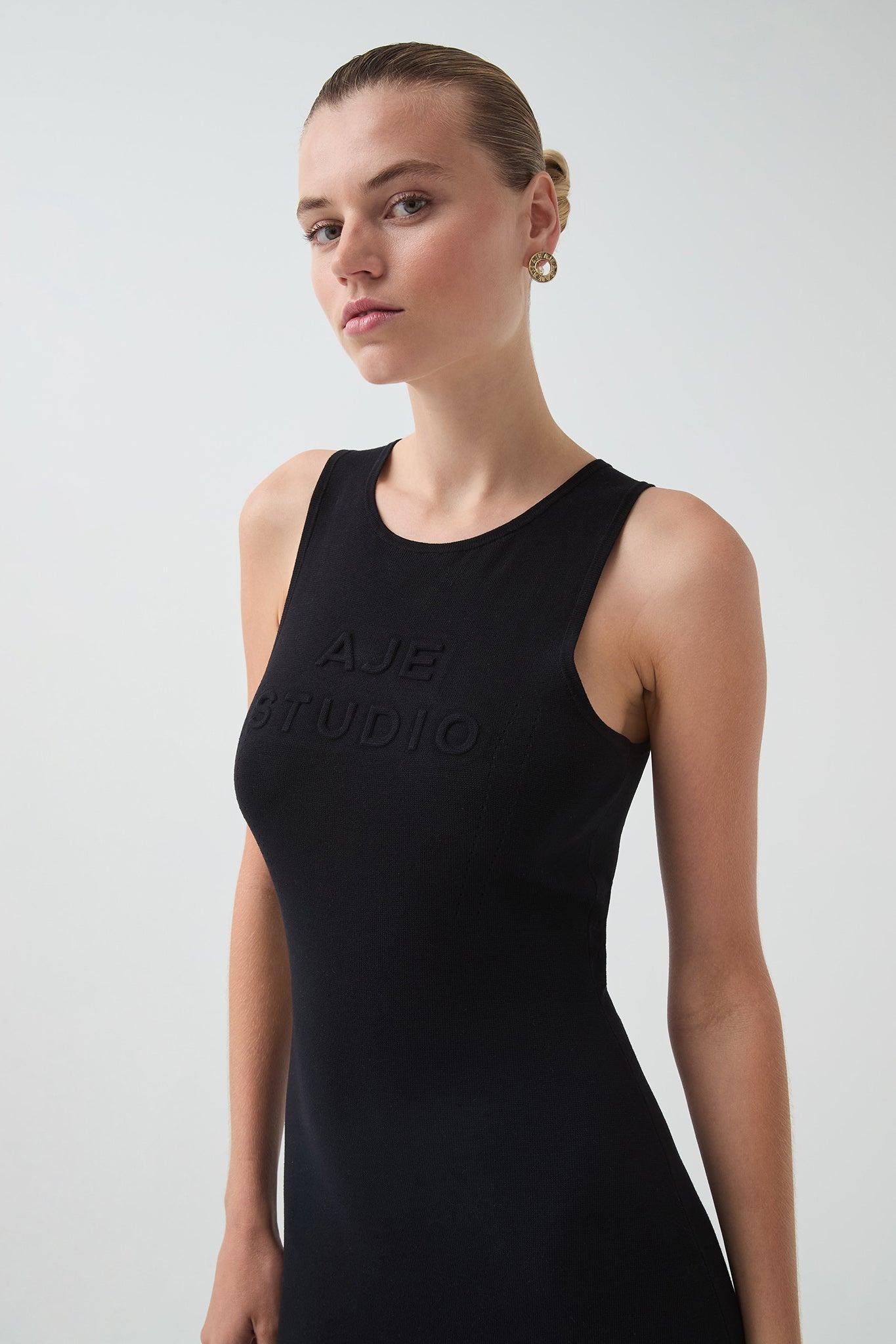 Core Knit Logo Maxi Dress Product Image