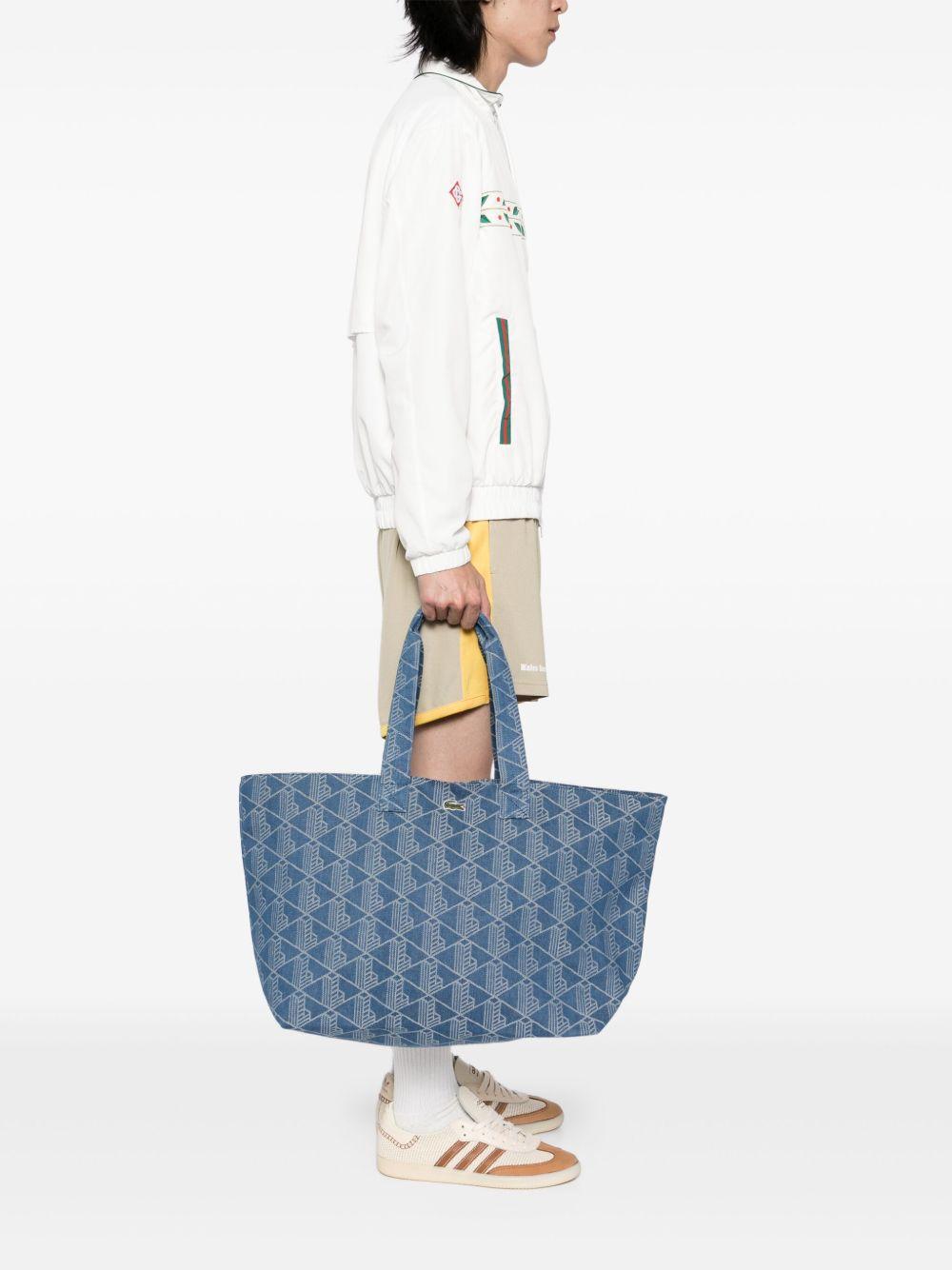 XL mono-jacquard tote bag Product Image