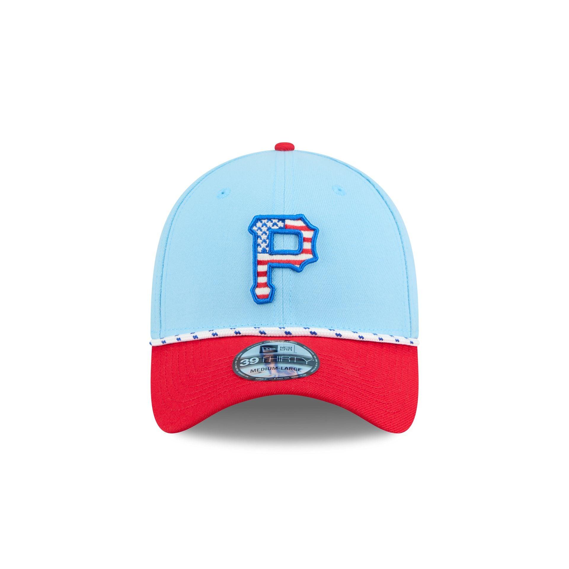 Pittsburgh Pirates Independence Day 2025 39THIRTY Stretch Fit Hat Male Product Image