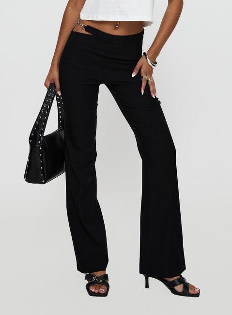 Eyes On You Flare Pants Black Product Image