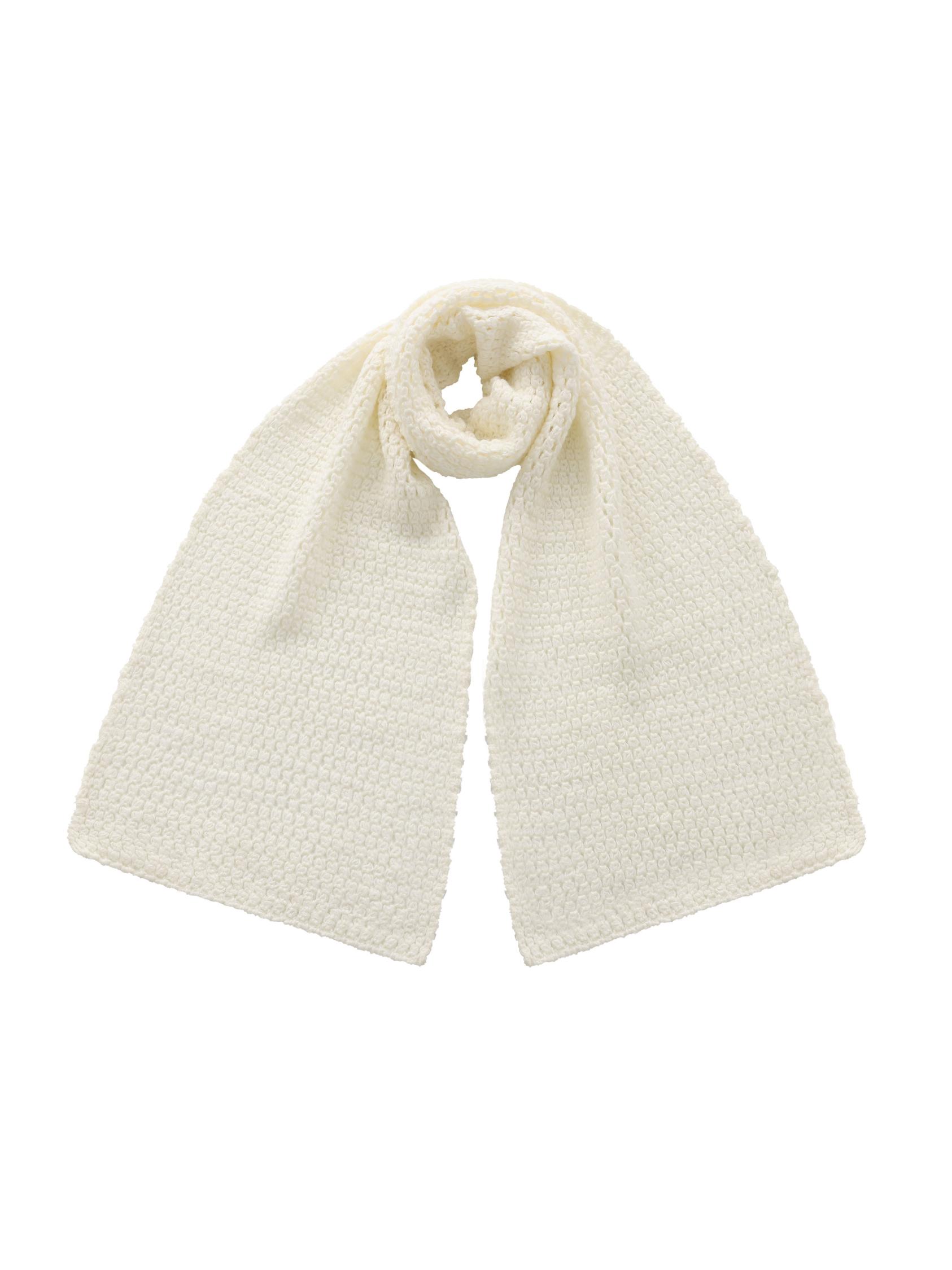 Alexis Cardigan + Scarf Set (White) (Final Sale) Product Image