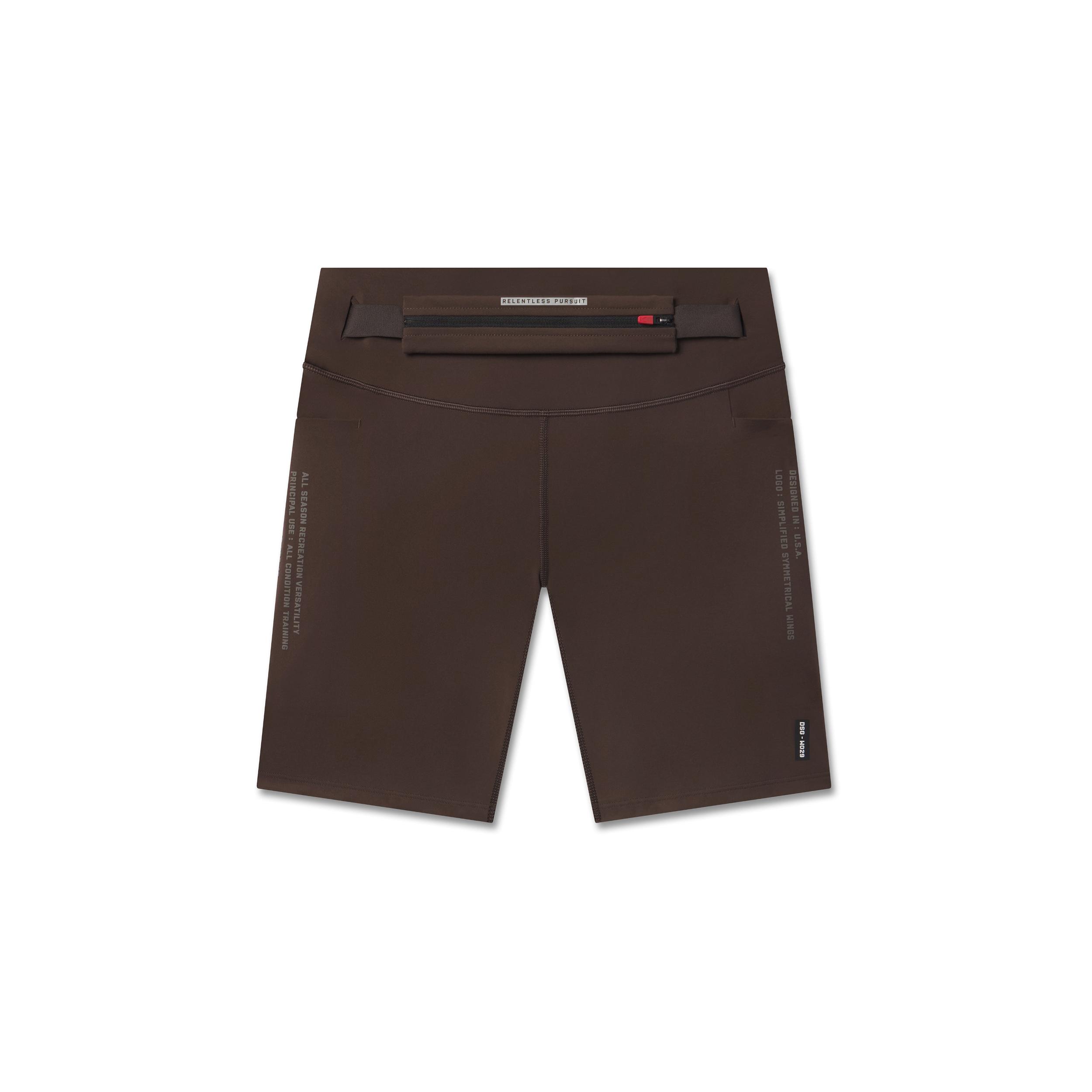 W029. Lycra® 3-in-1 Biker Short - Dark Earth Product Image