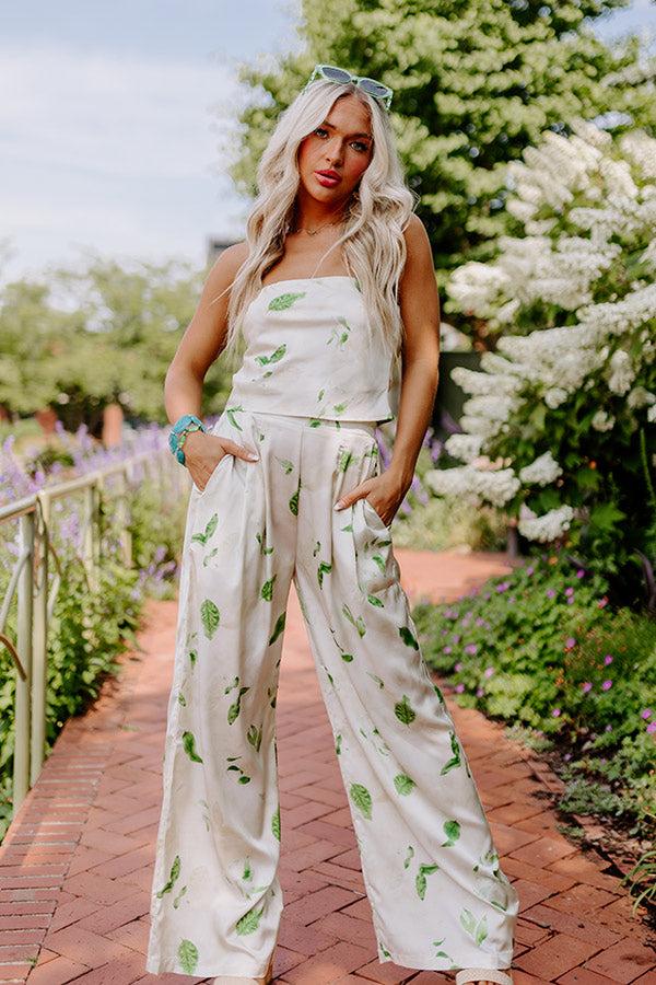 Better Off In Bali Satin Trousers Product Image