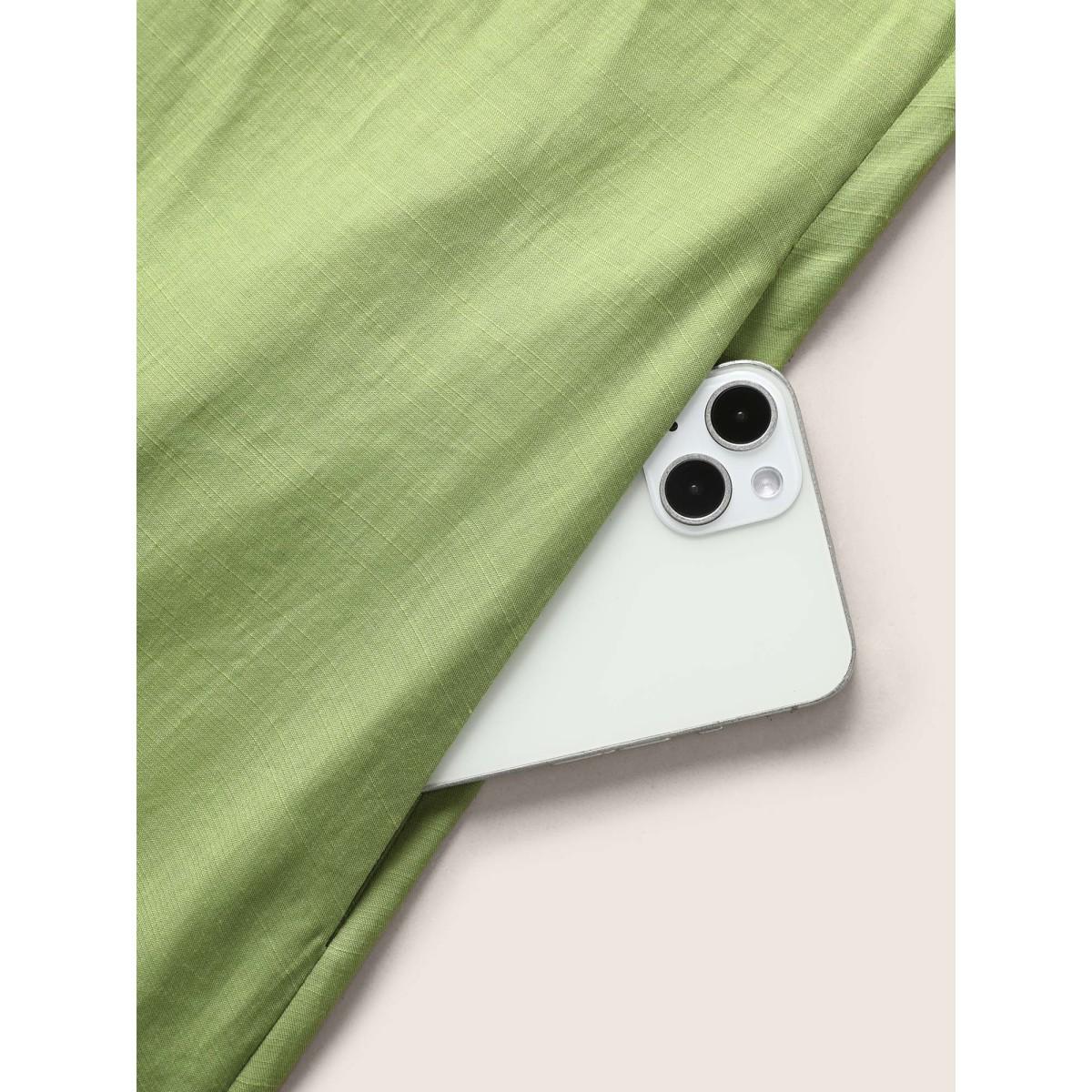 Plus Size Solid Back Cut Out Belted Dress Palemauve Women Resort Belted V-neck Sleeveless Curvy BloomChic 12/L Product Image