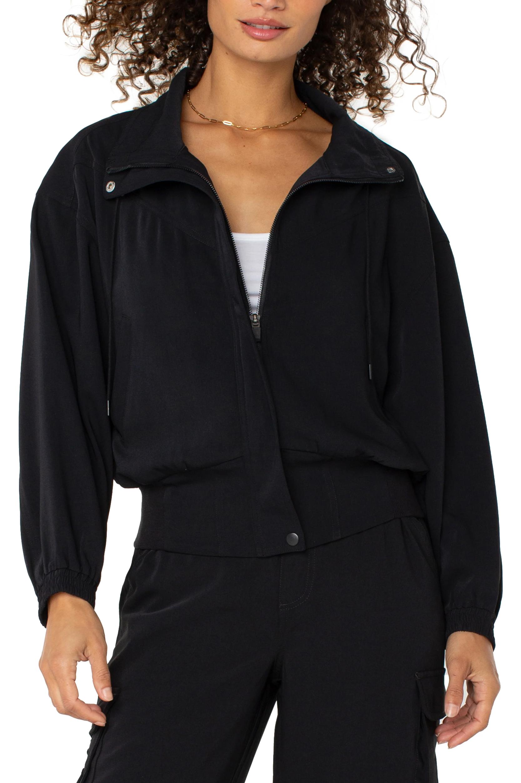 Zip Up Dolman Jacket Product Image