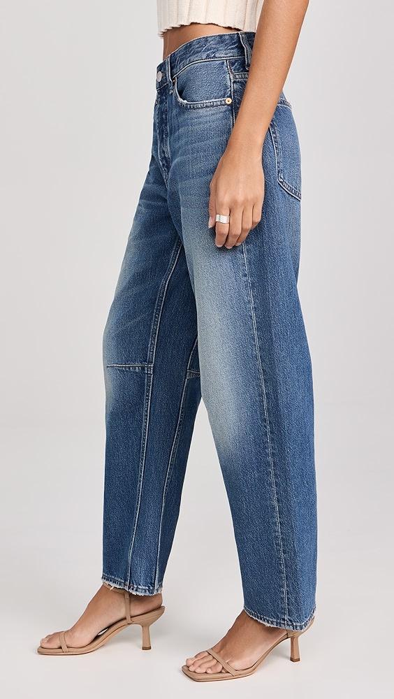 Madewell The Darted Barrel-Leg Jean | Shopbop Product Image