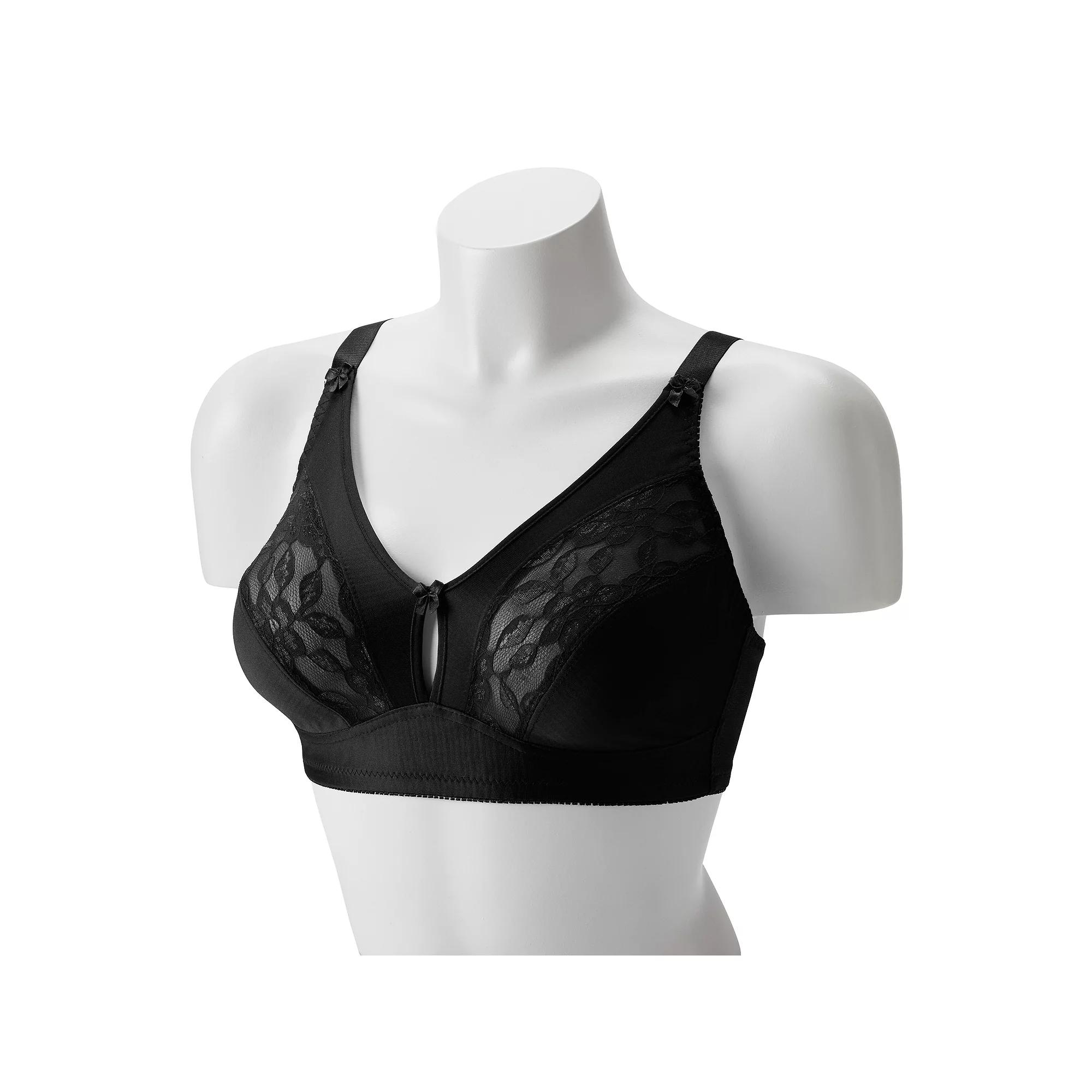 Lunaire 2-Pack Tricot & Lace Wireless Full Coverage Bra 1629, Womens Product Image