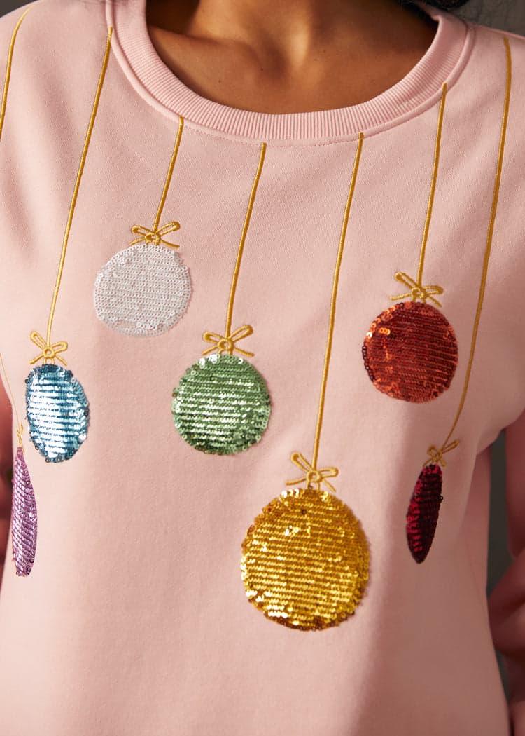 Festive Folly Ball Sweatshirt Product Image