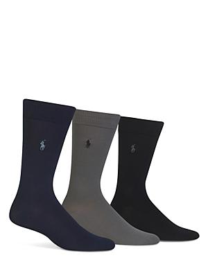 Polo Ralph Lauren Super Soft Flat Knit Socks - Pack of 3 Product Image