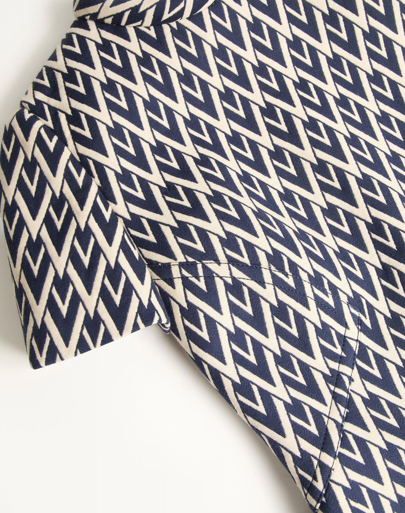 Short Dress In Toute La V Jacquard  Product Image