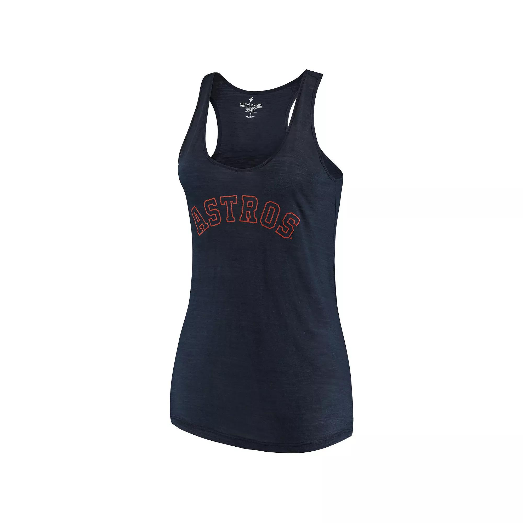 Women's Soft as a Grape Navy Houston Astros Plus  Product Image
