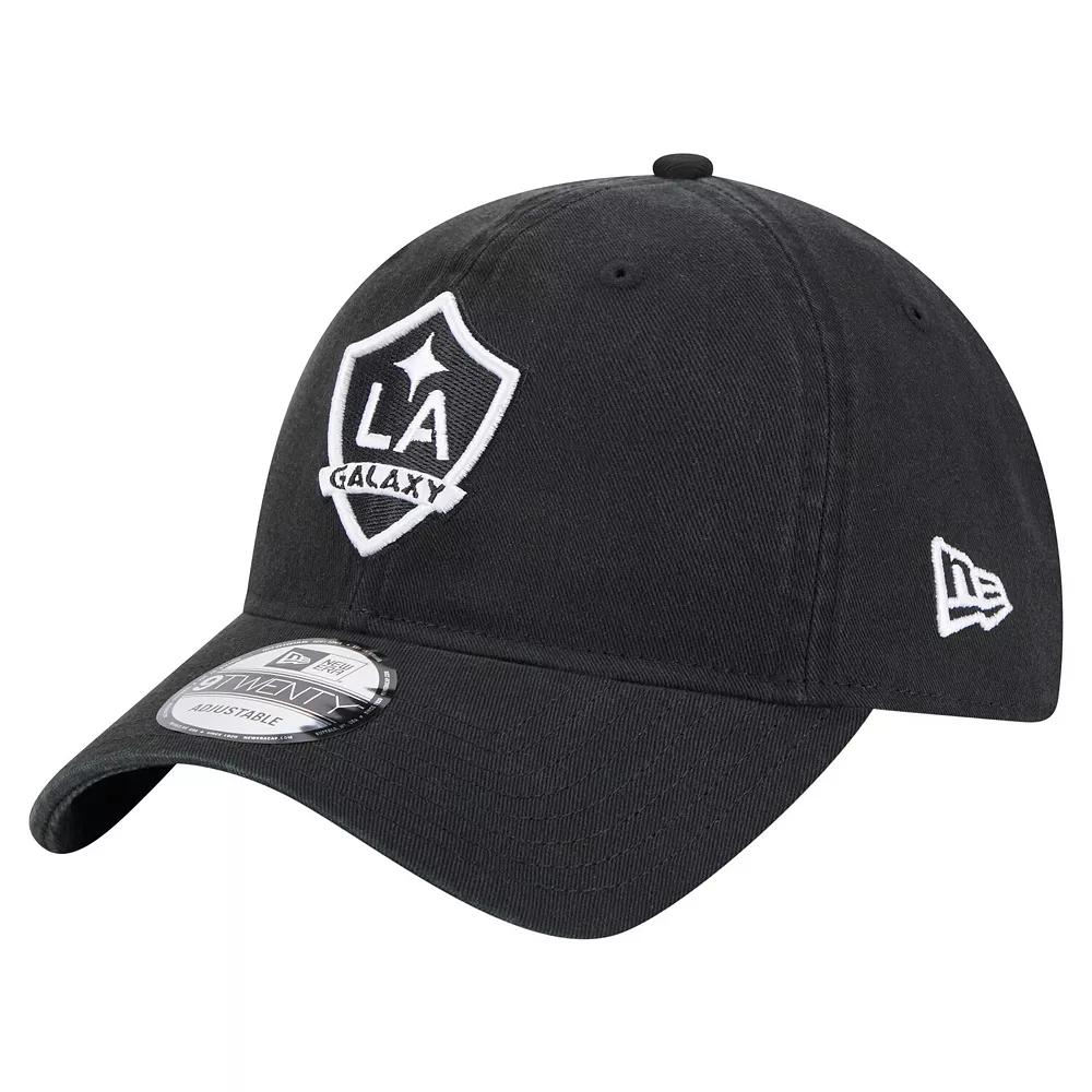 Men's New Era  Black LA Galaxy 2025 Kickoff 9TWENTY Adjustable Hat Product Image