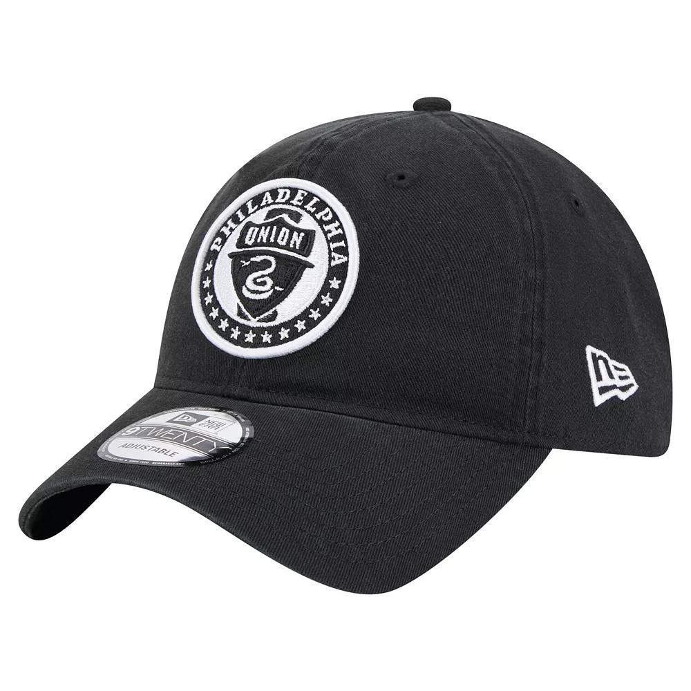 Men's New Era  Black Philadelphia Union 2025 Kickoff 9TWENTY Adjustable Hat, Uni Black Product Image