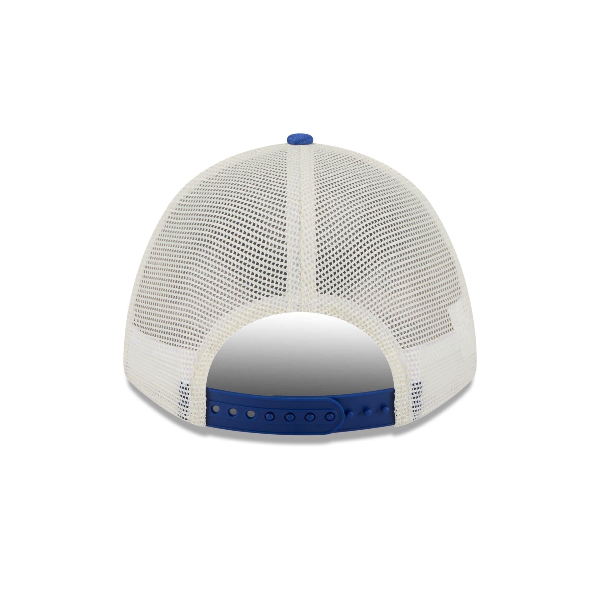 New York Mets Chrome Arch 9FORTY M-Crown A-Frame Trucker Hat Male Product Image