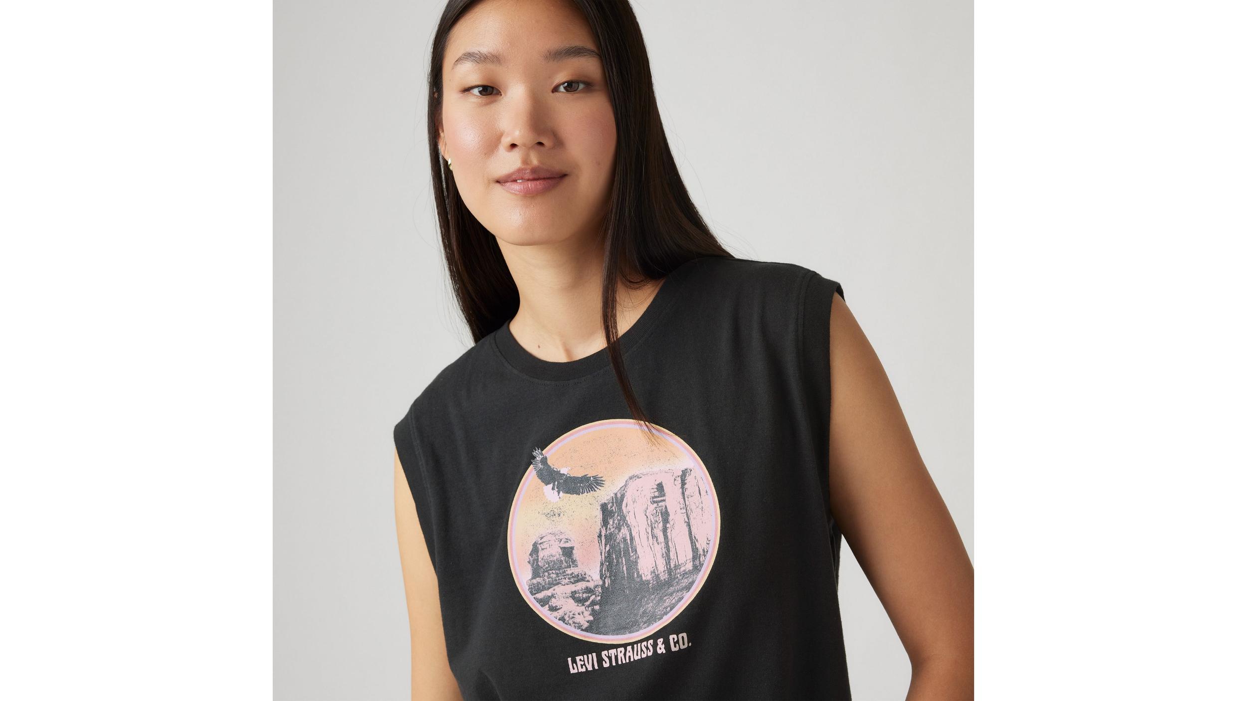 Graphic Boxy Tank Top Product Image