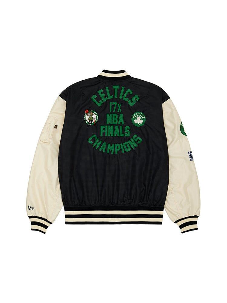 BOSTON CELTICS X ALPHA X NEW ERA L-2B BOMBER JACKET Product Image
