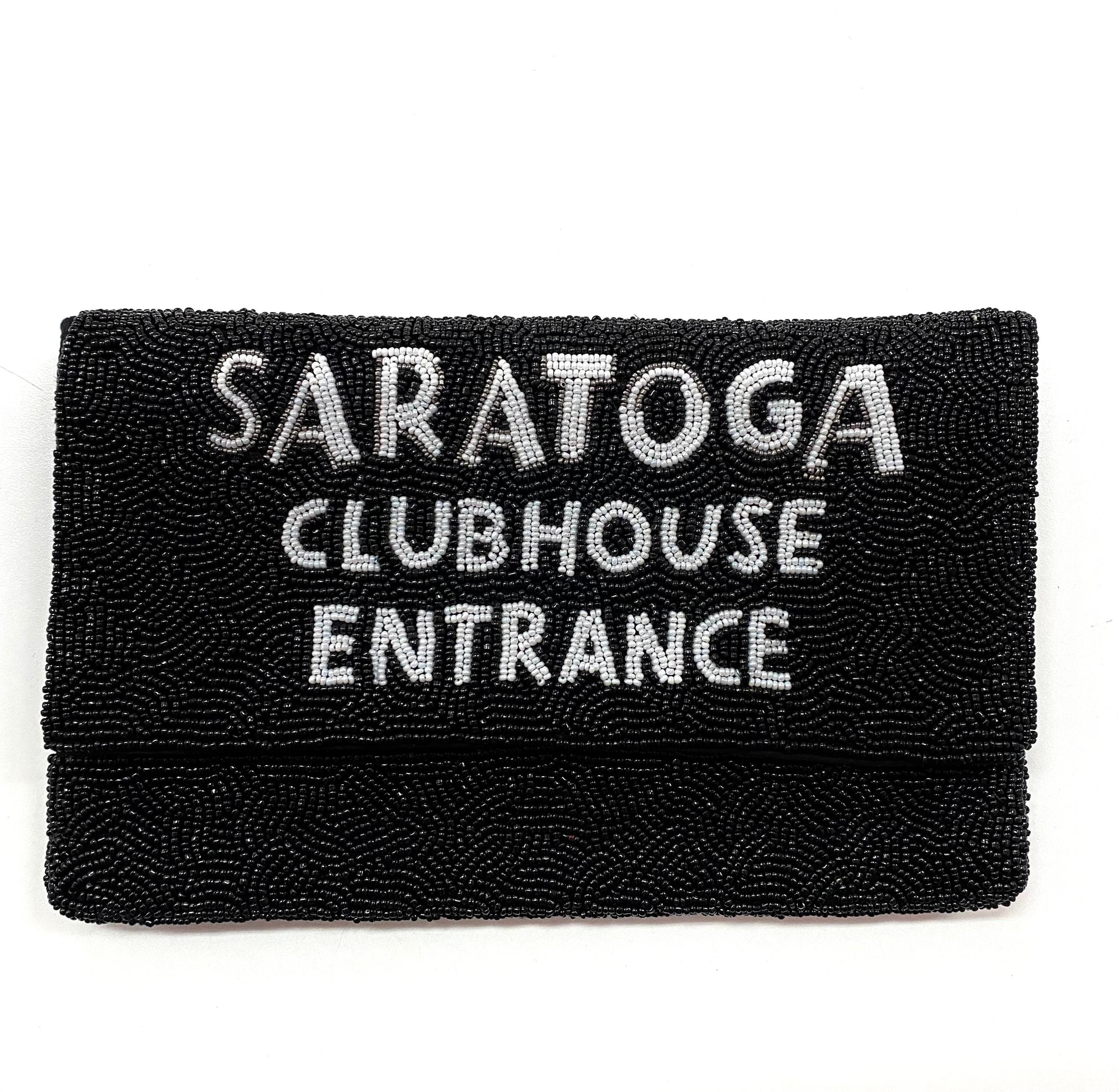 Saratoga Clubhouse Soft Beaded Clutch Product Image