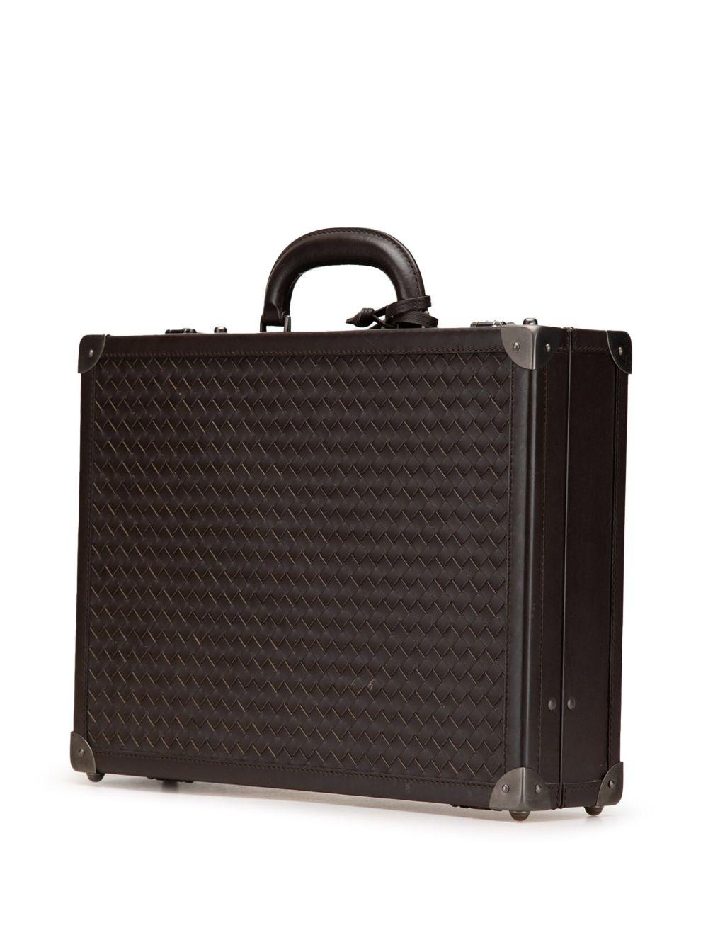 2010 Nappa Intrecciato Attache Briefcase business bag Product Image