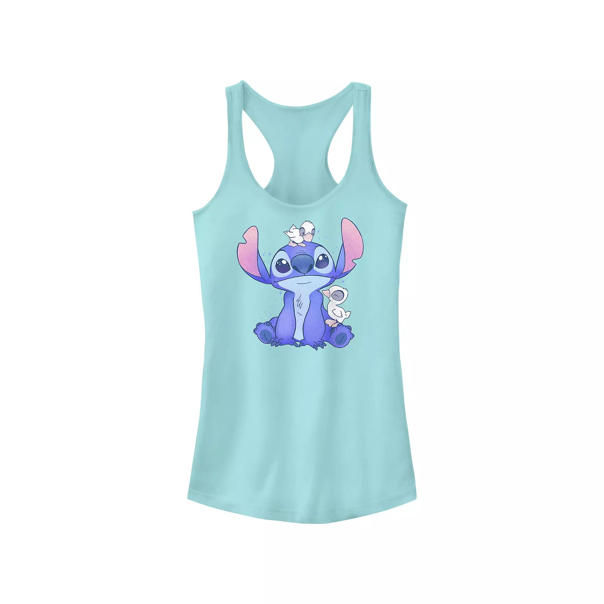 Disney's Lilo & Stitch Lucky Ducks Juniors' Racerback Tank Top, Girl's,  Product Image