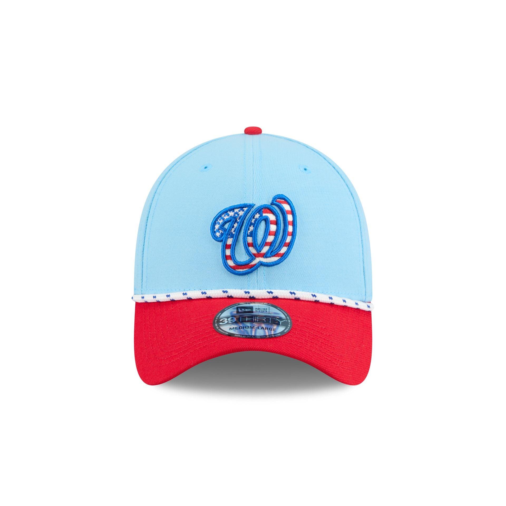 Washington Nationals Independence Day 2025 39THIRTY Stretch Fit Hat Male Product Image