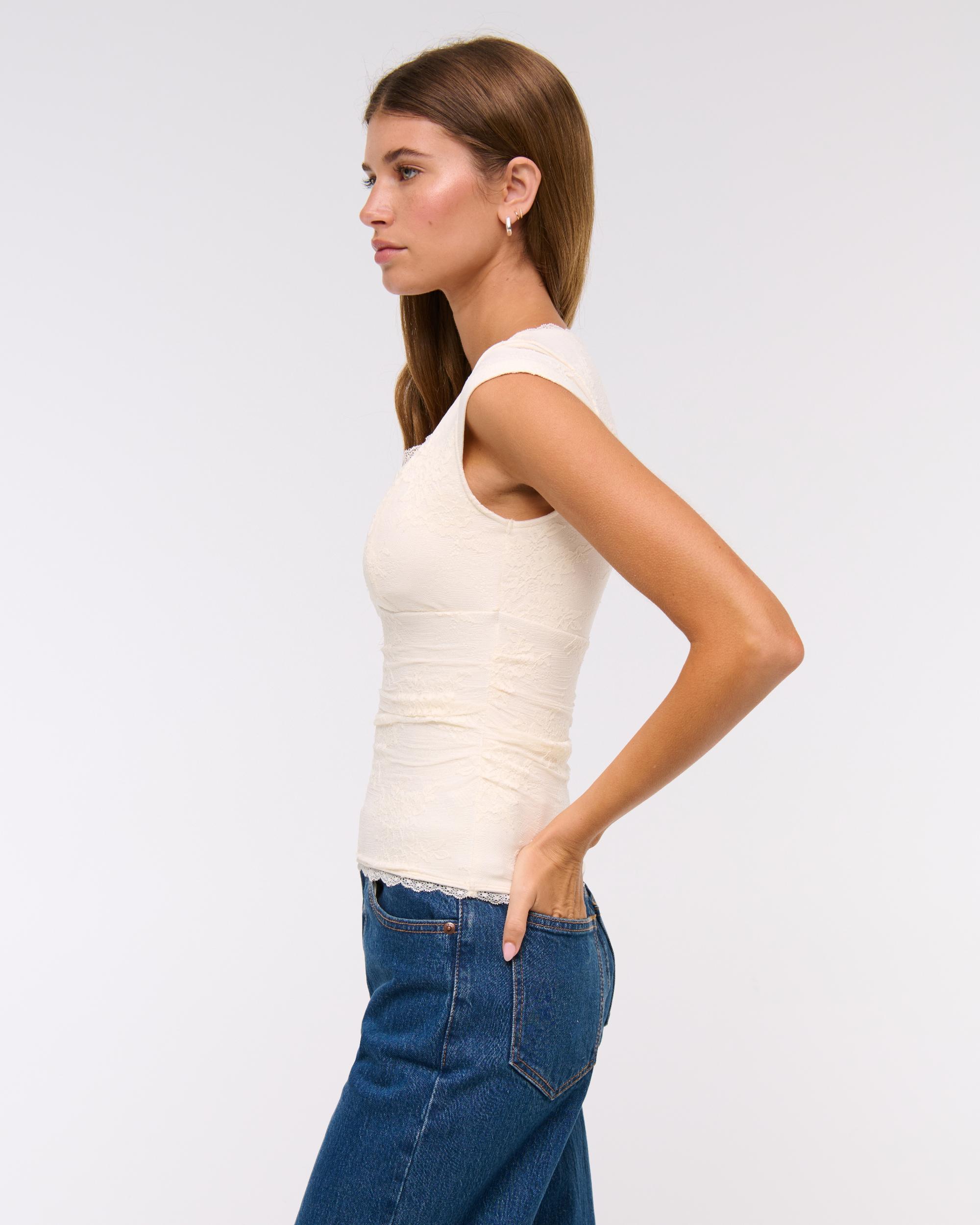 The A&F Zoe Bra-Free Top Product Image