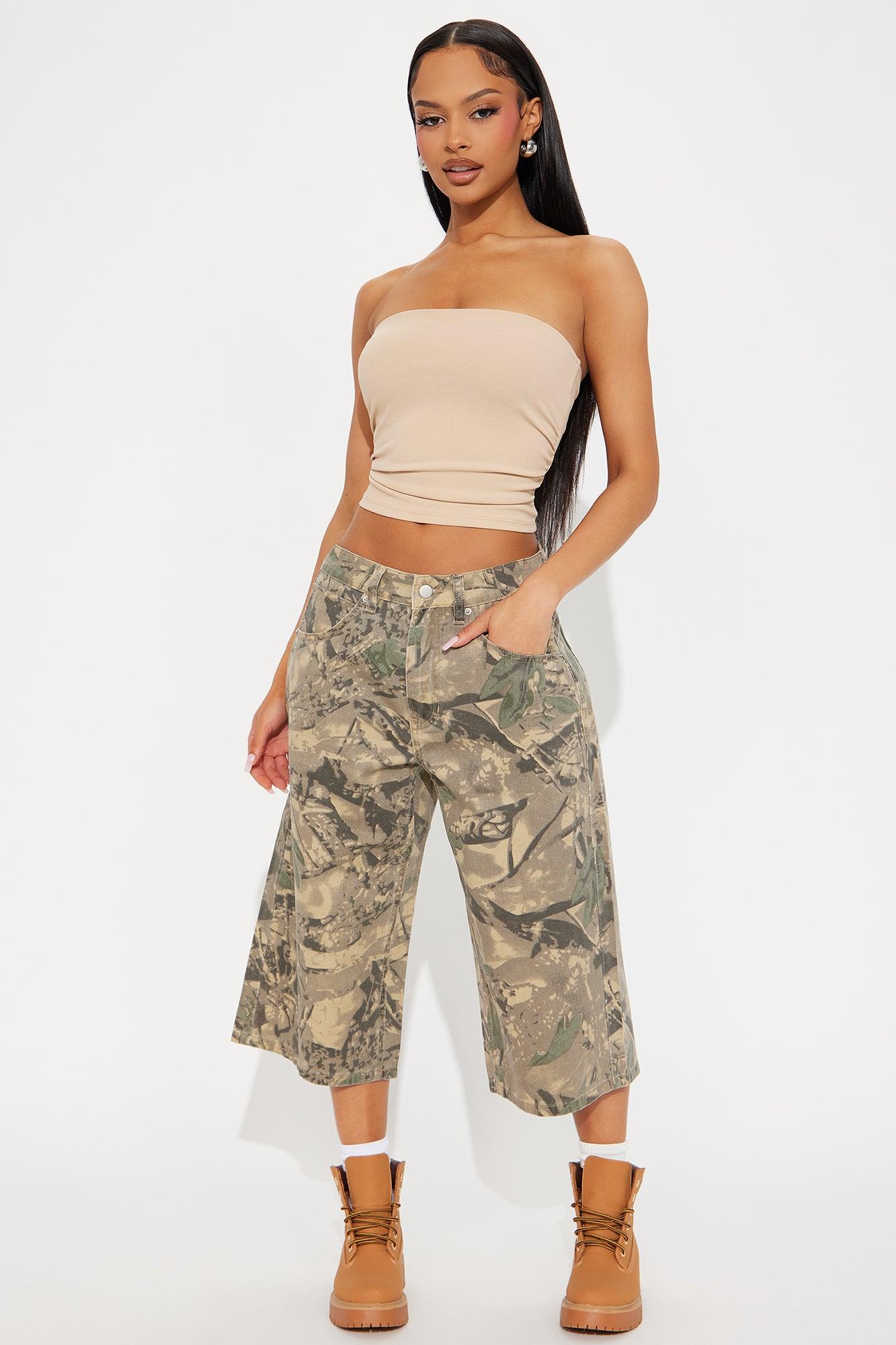 Next Level Tree Camo Bermuda Short - Khaki/combo Product Image