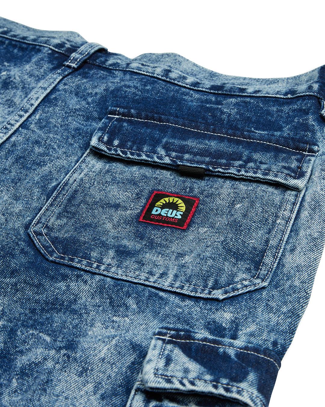 Burly Cargo Short - Mid Indigo Product Image