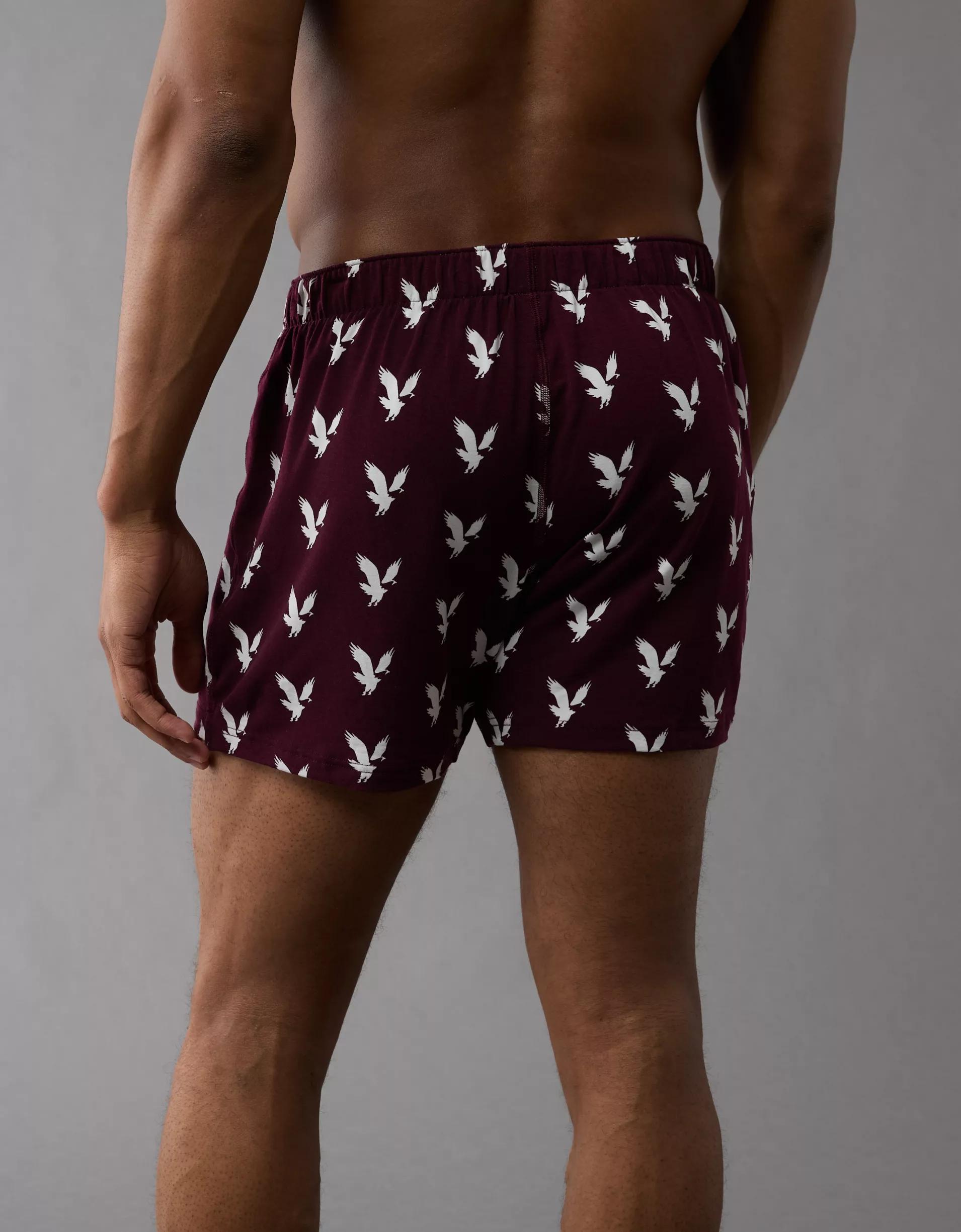 AEO Men's Eagles Slim Knit Ultra Soft Boxer Short Product Image