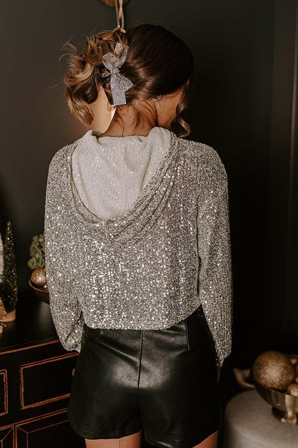 Shine Bright Sequin Sweater Top Product Image