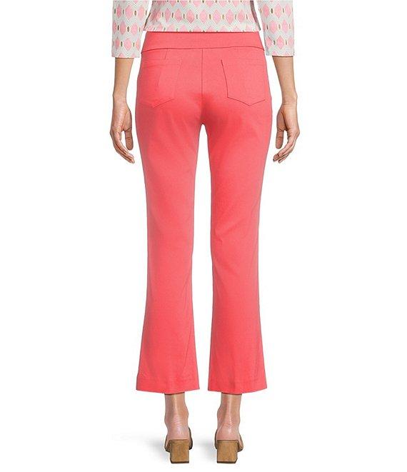 J.McLaughlin Ivy Front Seam Detailed Kick Flare Leg Hem Cropped Pull-On Pants Product Image