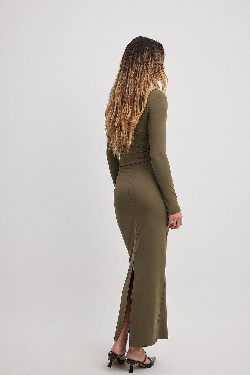 Buckle Detail Maxi Skirt Product Image