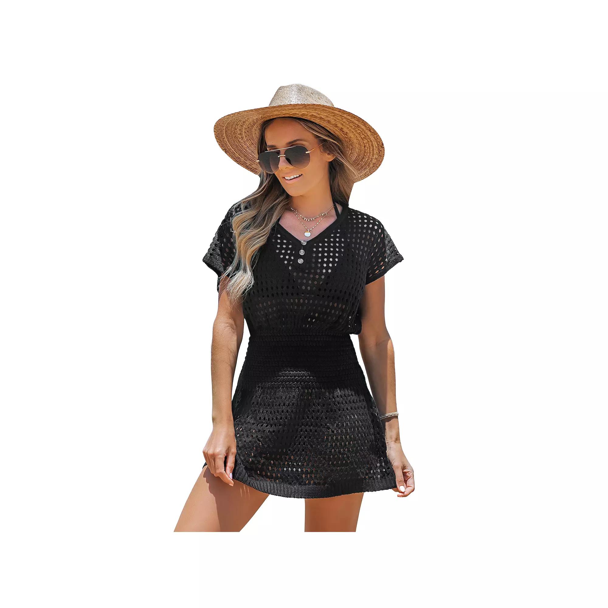 Women's Cupshe Crochet Swim Cover-Up,  Product Image