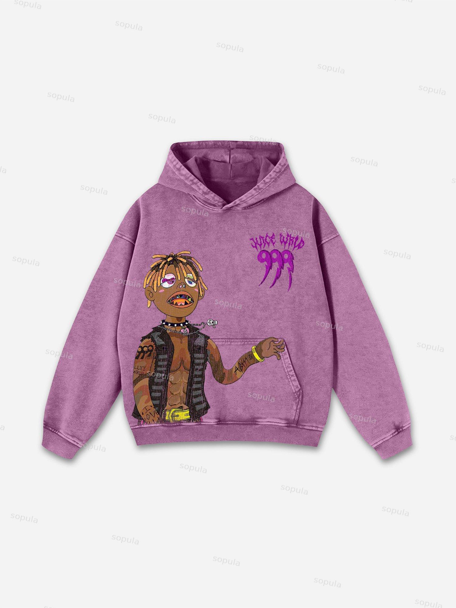 Sopula Unisex Mouth & Letter Print T-Shirt Product Image