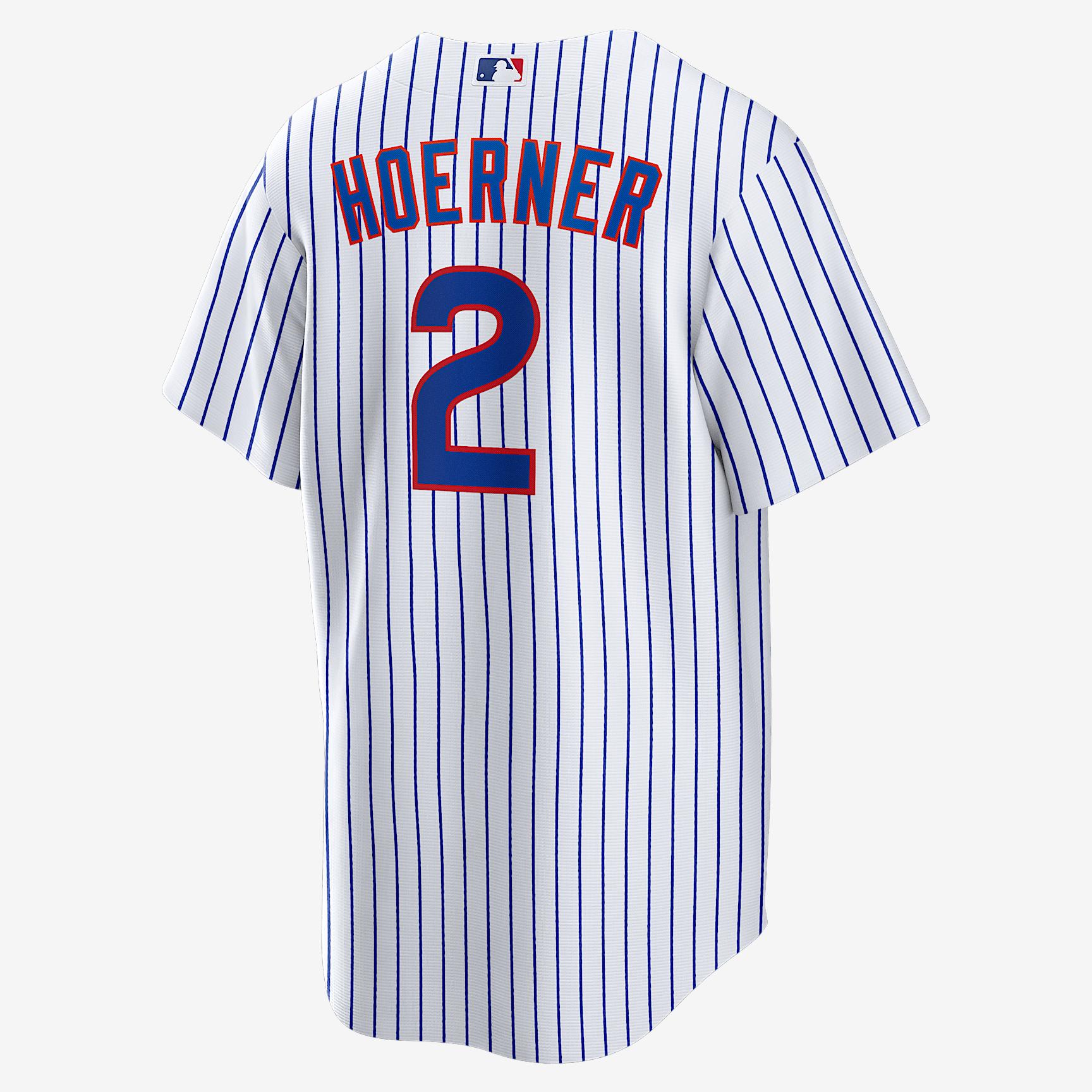 Nico Hoerner Chicago Cubs Nike Men's MLB Replica Jersey Product Image